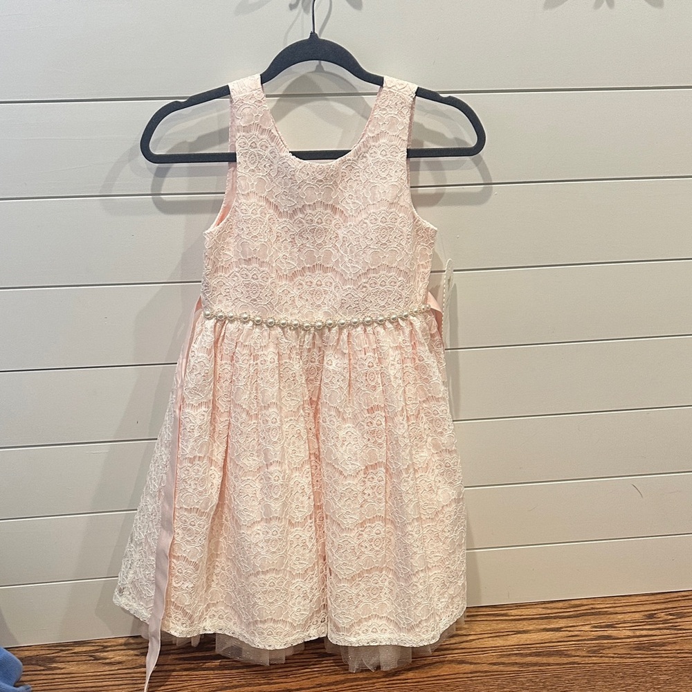 American Princess Light Pink Lace Dress